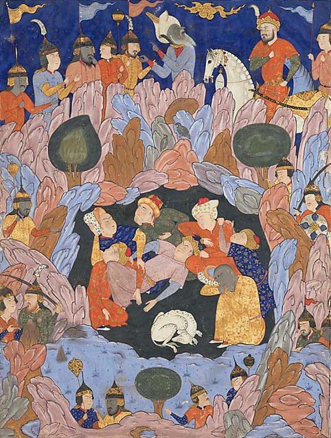 Muslims practicing shamanism, probably not a good thing to do in the presence of Christians.
